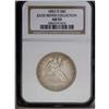 Image 3 : 1852-O 50C AU53 NGC. Rich peach-gold toning outlines t 1852-O[50C] AU53 NGC.
