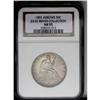 Image 1 : 1855 50C Arrows AU53 NGC. Whispers of electric-blue an 1855[50C] Arrows AU53 NGC.