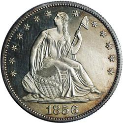 1856 50C PR63 NGC. It is not known how many of these e 1856[50C] PR63 NGC.