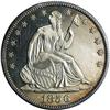 Image 1 : 1856 50C PR63 NGC. It is not known how many of these e 1856[50C] PR63 NGC.