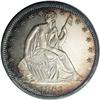Image 1 : 1863 50C PR65 NGC. Ruby, gold, and sea-green toning hu 1863[50C] PR65 NGC.