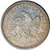 Image 2 : 1864 50C PR64 NGC. Dappled golden-brown and aquamarine 1864[50C] PR64 NGC.