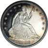 Image 1 : 1868 50C PR65 Cameo NGC. Warm honey, ruby-red, and pow 1868[50C] PR65 Cameo NGC.