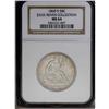 Image 3 : 1869-S 50C MS64 NGC. A lightly toned and splendidly un 1869-S[50C] MS64 NGC.