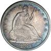 Image 1 : 1871 50C --Obverse Struck Thru--PR65 NGC. Dusky peach t 1871[50C]--Obverse Struck Thru--PR65 NGC.