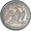 Image 2 : 1871 50C --Obverse Struck Thru--PR65 NGC. Dusky peach t 1871[50C]--Obverse Struck Thru--PR65 NGC.