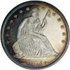 Image 1 : 1873 50C Arrows PR65 Cameo NGC. Splendid ocean-blue, a 1873[50C] Arrows PR65 Cameo NGC.
