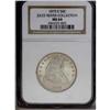 Image 3 : 1875-S 50C MS64 NGC. WB-101, Very Small S. Dazzling lu 1875-S[50C] MS64 NGC.
