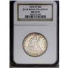 Image 3 : 1876-CC 50C MS61 Prooflike NGC. WB-102. Medium CC mint 1876-CC[50C] MS61 Prooflike NGC.