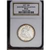Image 3 : 1877 50C PR62 NGC. Type Two Reverse. Invigorating gold 1877[50C] PR62 NGC.