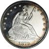 Image 1 : 1879 50C PR65 Cameo NGC. Medium golden-brown and navy- 1879[50C] PR65 Cameo NGC.