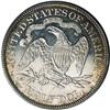 Image 2 : 1879 50C PR65 Cameo NGC. Medium golden-brown and navy- 1879[50C] PR65 Cameo NGC.