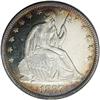 Image 1 : 1887 50C PR65 NGC. Luminous golden-brown, mauve-red, a 1887[50C] PR65 NGC.