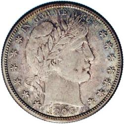 1896-S 50C MS63 NGC. A rich coating of rose-brown and 1896-S[50C] MS63 NGC.