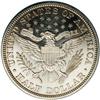 Image 2 : 1899 50C PR63 Cameo NGC. Fully struck with deep mirror 1899[50C] PR63 Cameo NGC.