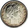 Image 1 : 1908-S 50C MS63 NGC. A crisply struck and lustrous bea 1908-S[50C] MS63 NGC.