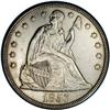 Image 1 : 1857 S$1 AU Details, Improperly Cleaned, NCS. Brightly 1857[S$1]--Improperly Cleaned--NCS. AU Detail