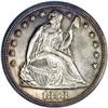 Image 1 : 1858 S$1 PR63 NGC. The 1858 Seated dollar is one of th 1858[S$1] PR63 NGC.
