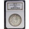 Image 3 : 1858 S$1 PR63 NGC. The 1858 Seated dollar is one of th 1858[S$1] PR63 NGC.