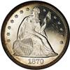 Image 1 : 1870 S$1 PR64 Cameo NGC. Blushes of golden-tan hues en 1870[S$1] PR64 Cameo NGC.