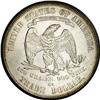 Image 2 : 1875-CC T$1 MS61 NGC. Type Two Reverse. Gentle russet 1875-CC[T$1] MS61 NGC.