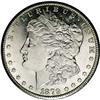 Image 1 : 1879-CC S$1 Capped Die MS61 DPL NGC. VAM-3. Brilliant 1879-CC[S$1] Capped Die MS61 Deep Mirror Proof
