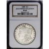 Image 3 : 1888 S$1 PR62 NGC. Pearl gray toning complements both 1888[S$1] PR62 NGC.