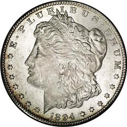 1894-S S$1 --Altered Surface--NCS. UNC Details. The cen 1894-S[S$1]--Altered Surface--NCS. Unc. Deta