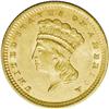 Image 1 : 1858 G$1 MS62 NGC. The 1858 is quite elusive in the Mi 1858[G$1] MS62 NGC.