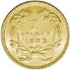 Image 2 : 1883 G$1 MS62 NGC. This sharply impressed and lustrous 1883[G$1] MS62 NGC.