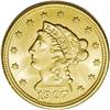 Image 1 : 1907 $2 1/2 MS65 NGC. This luminous olive-gold Gem has 1907[$2 1/2] MS65 NGC.