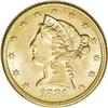 Image 1 : 1881 $5 MS63 NGC. A lustrous and attentively struck Ha 1881[$5] MS63 NGC.