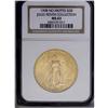 Image 3 : 1908 $20 No Motto MS63 NGC. A nicely struck and satiny 1908[$20] No Motto MS63 NGC.