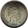 Image 1 : 1861 1C Confederate States of America Restrike PR62 Br 1861[1C] Confederate States of America Restri