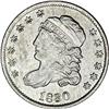 Image 1 : 1830 H10C V-11, LM-12, R.4. AU58 NGC. Reiver state a. 1830[H10C] V-11, LM-12, R.4. Reiver state a. A