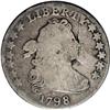 Image 1 : 1798 10C Large 8 Good 4 NGC. JR-4, R.3. Golden-gray to 1798[10C] Large 8. JR-4, R.3. Good 4 NGC.
