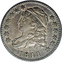 1811/09 10C XF45 NGC. JR-1, R.3. Warm gunmetal gray su 1811/09[10C] JR-1, R.3. Reiver state a. XF45 