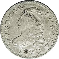 1820 10C Small 0 XF45 NGC. JR-7, R.2. Nicely centered 1820[10C] Small 0 JR-7, R.2. XF45 NGC.