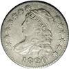 Image 1 : 1820 10C Small 0 AU55 NGC. JR-11, R.3. Warmly toned in 1820[10C] Small 0 JR-11, R.3. Reiver state a.