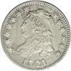 Image 1 : 1821 10C Large Date--Obverse Damage--NCS. XF Details. 1821[10C] Large Date JR-1, R.2. Reiver state b