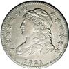 Image 1 : 1821 10C Small Date--Improperly Cleaned--NCS. AU Detai 1821[10C] Small Date JR-9, R.2. Reiver state 