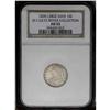 Image 3 : 1828 10C Large Date AU53 NGC. JR-2, R.3. Pleasing gold 1828[10C] Large Date JR-2, R.3. Reiver state 