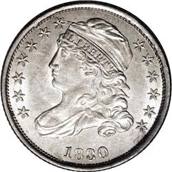 1830 10C Medium 10C MS61 NGC. JR-3, R.3. Sharply struc 1830[10C] Medium 10C JR-3, R.3. Reiver state 