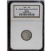 Image 3 : 1831 10C AU55 NGC. JR-1, R.1 Sharply struck with virtu 1831[10C] JR-1, R.1 Reiver state d. AU55 NGC.