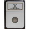 Image 1 : 1832 10C XF45 NGC. JR-2, R.2. Warm intermingled gold, 1832[10C] JR-2, R.2. Reiver state b. XF45 NGC.