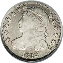 1832 10C --Improperly Cleaned--NCS. VF Details. JR-3, R 1832[10C] JR-3, R.3. Reiver state b.--Improp