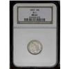Image 1 : 1833 10C MS61 NGC. JR-1, R.3. A lovely lustrous specim 1833[10C] JR-1, R.3. Reiver state b. MS61 NGC