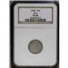 Image 1 : 1833 10C VF30 NGC. JR-4, R.1. Gunmetal gray toning wit 1833[10C] JR-4, R.1. Reiver state d. VF30 NGC