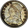 Image 1 : 1834 10C Large 4 AU53 NGC. JR-2, R.5. Mostly lustrous 1834[10C] Large 4 JR-2, R.3. Reiver state b. A
