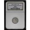 Image 3 : 1834 10C Large 4 XF40 NGC. JR-6, R.2. Gunmetal gray to 1834[10C] Large 4 JR-6, R.2. Reiver state g. 